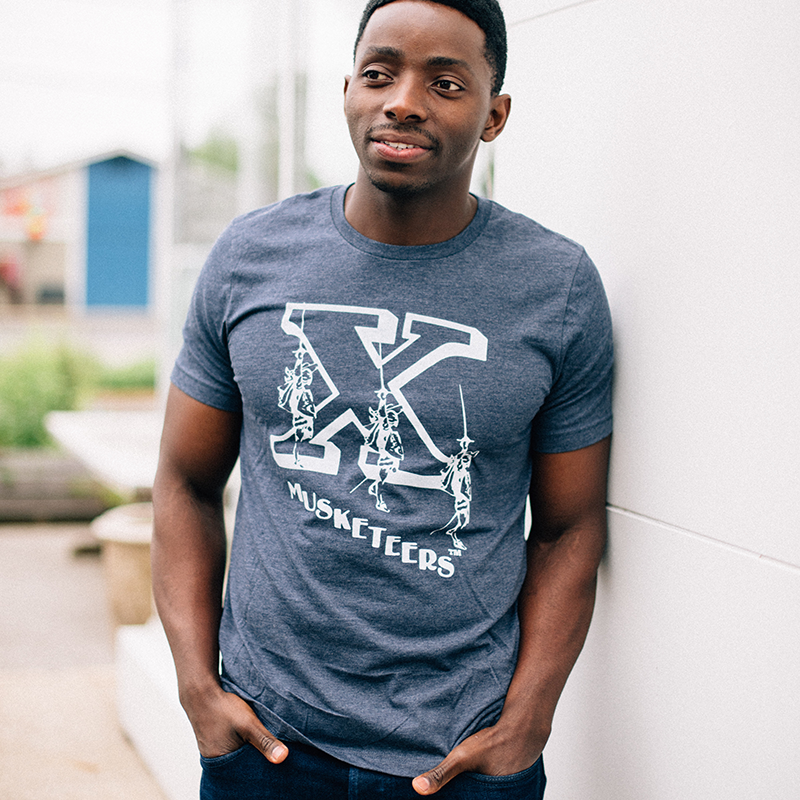 Vintage Xavier Musketeers Logo Shirt