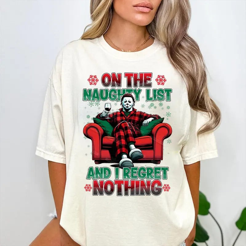 Christmas Movie Killer Shirt, Christmas Horror Shirt, Killers Friends Shirt, Funny Character Shirt, Horror Friend T-Shirt