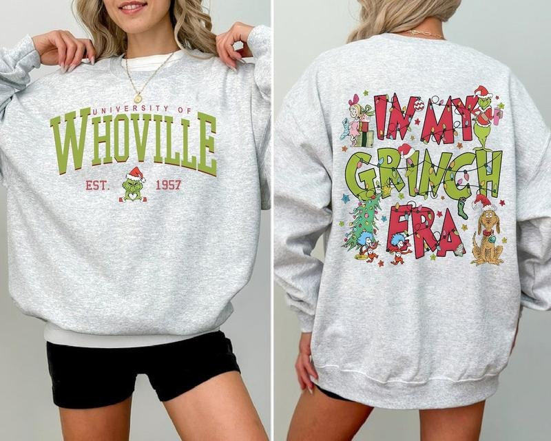 Christmas University Sweatshirt, In My Christmas Era Sweatshirt, Vintage Christmas Sweatshirt, Christmas Movie Sweatshirt, Funny Christmas Sweatshirt, Retro Christmas Sweater