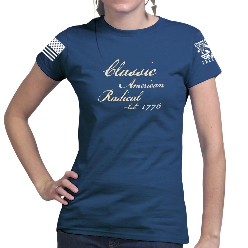 Classic American Radical Ladies T-shirt Style001