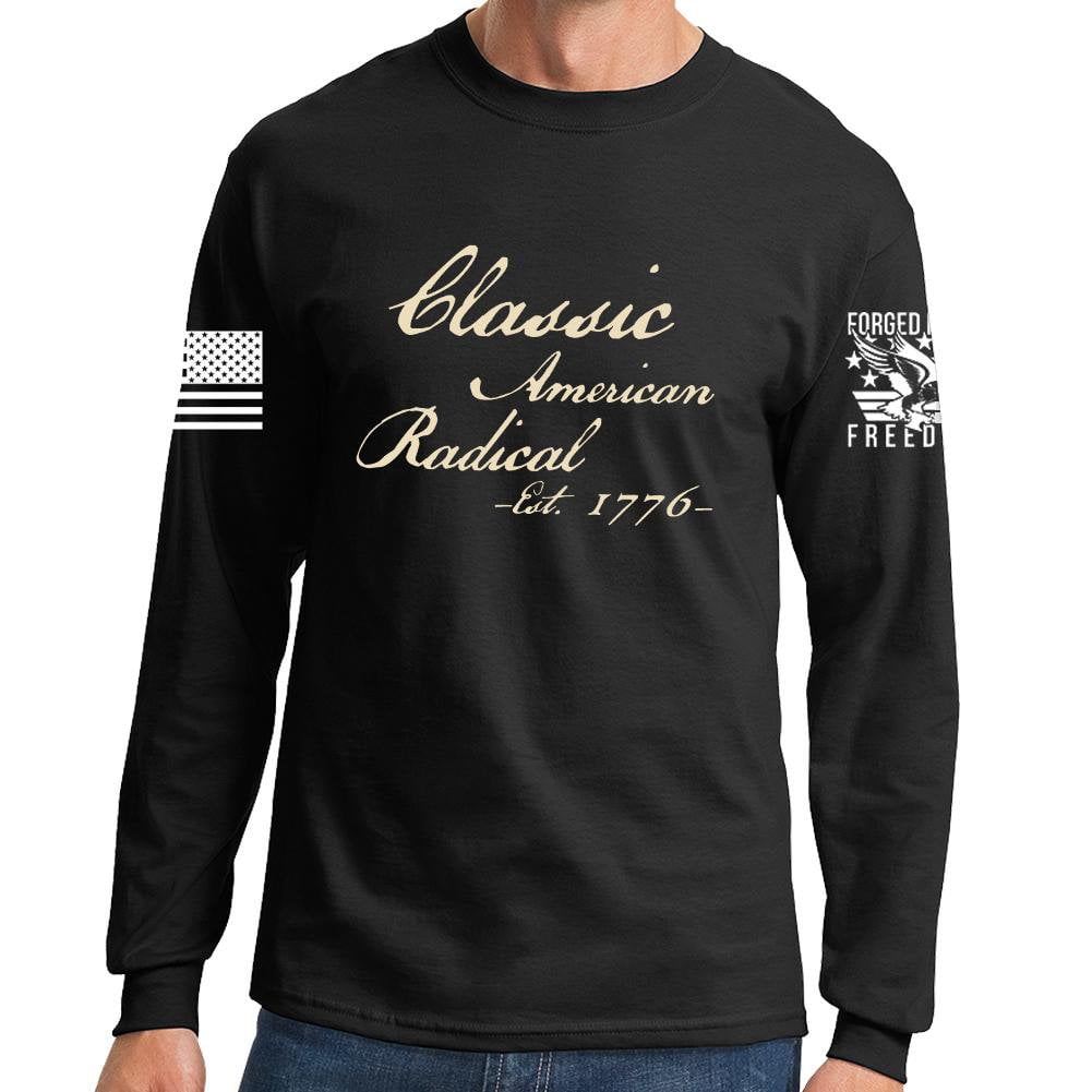 Classic American Radical Long Sleeve T-shirt Style001