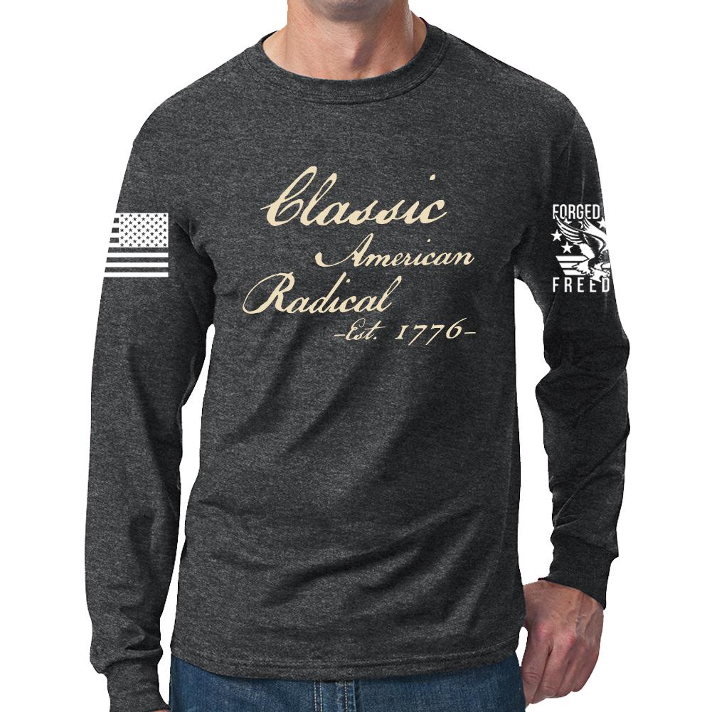Classic American Radical Long Sleeve T-shirt Style001