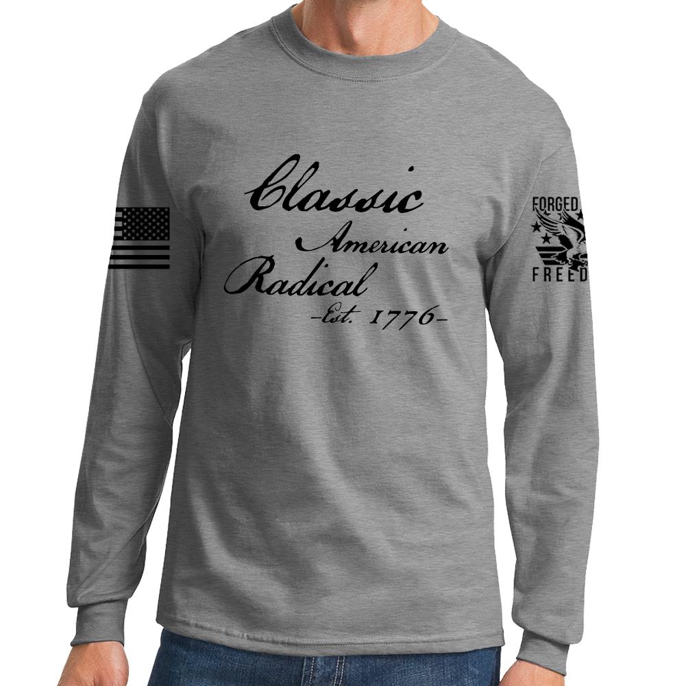 Classic American Radical Long Sleeve T-shirt Style001