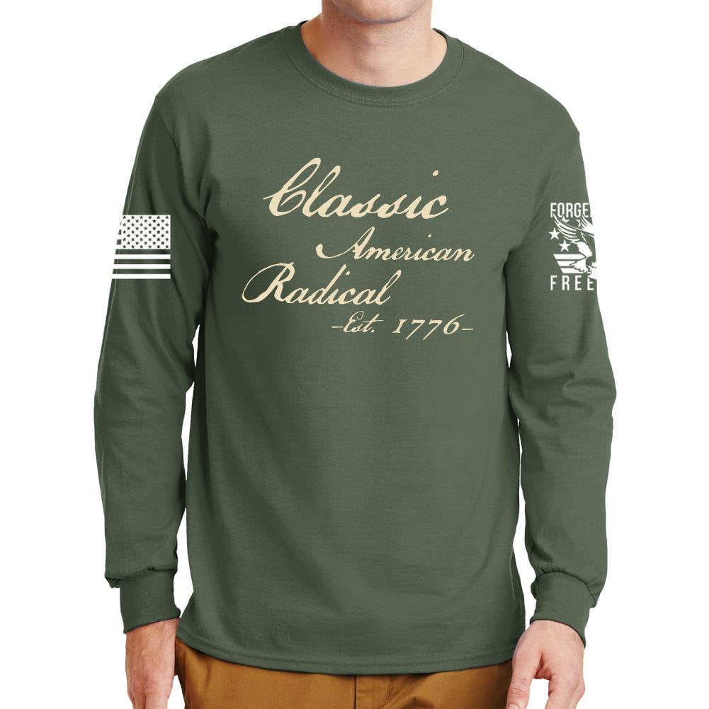 Classic American Radical Long Sleeve T-shirt Style001