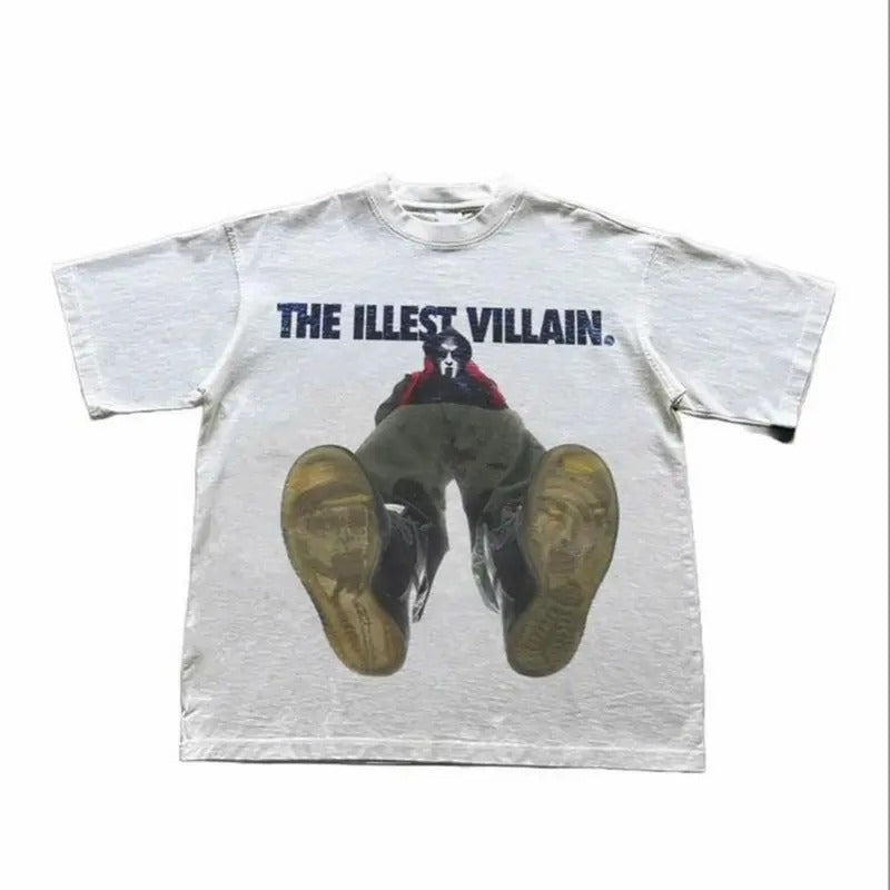Comfort Color MF Doom The Illest Villain T- shirt, Graphic Tees, Shirt for Him or Her Crewneck Classic