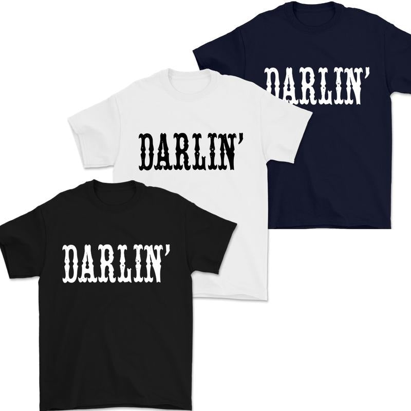 Comfort Colors DARLIN' T-Shirt, Country Girl Shirt, Nashville T-Shirt, Classic Cowgirl, Fun Western, Perfect Cotton