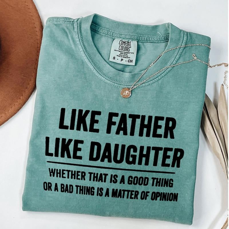 Comfort Colors Dad Gift from Daughter, Fathers Day Gift From Daughter Birthday, Funny Gift for Dad from Daughter