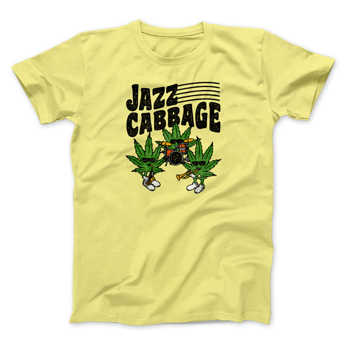 Jazz Cabbage Funny Men/Unisex T-Shirt