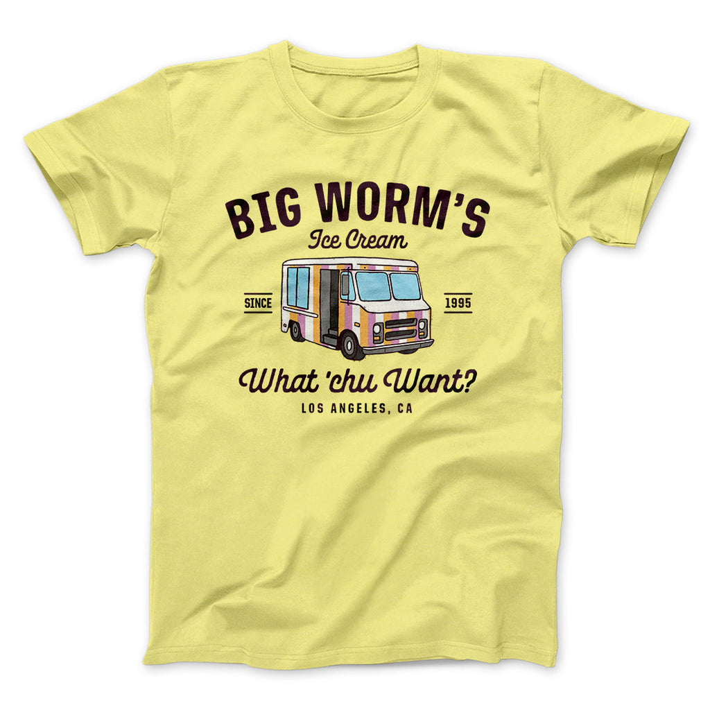 Big Worm's Ice Cream Funny Movie Men/Unisex T-Shirt