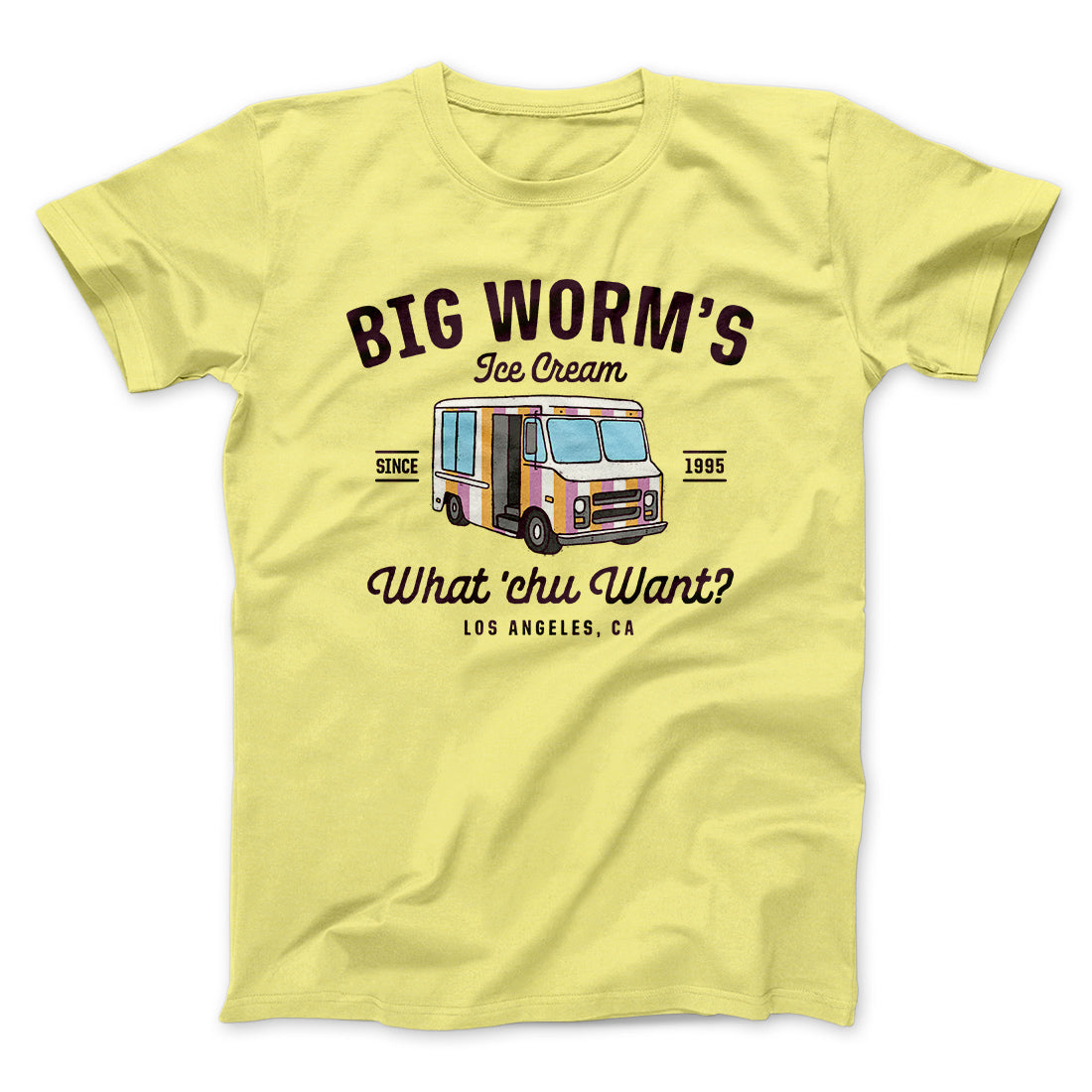 Big Worm's Ice Cream Funny Movie Men/Unisex T-Shirt