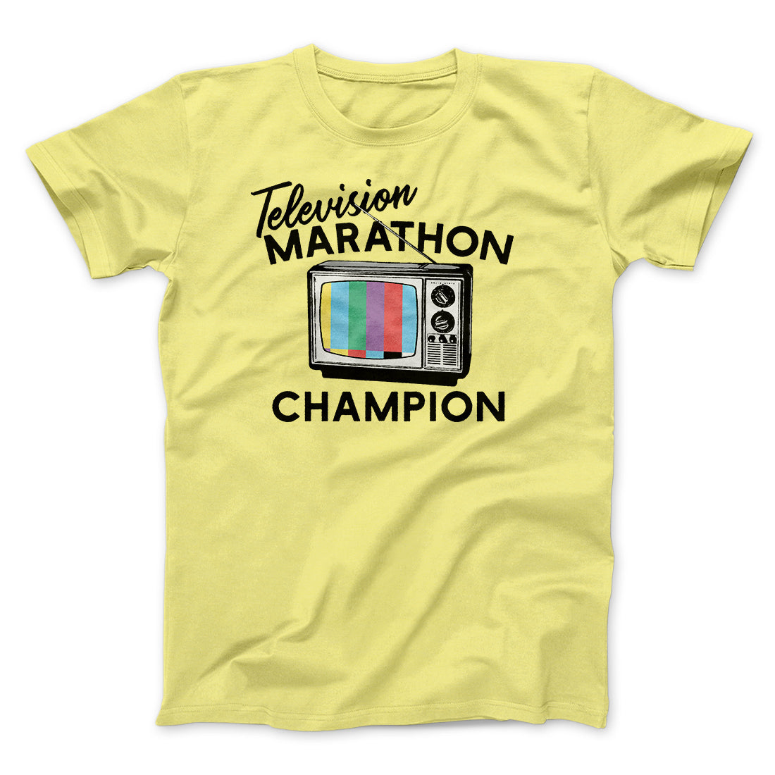 Television Marathon Champion Funny Movie Men/Unisex T-Shirt