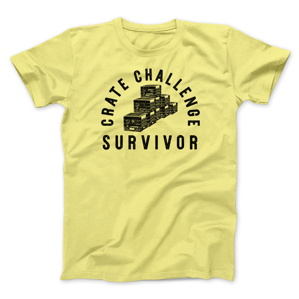 Crate Challenge Survivor 2021 Funny Men/Unisex T-Shirt