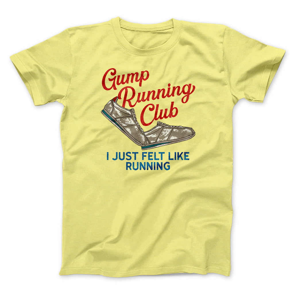Gump Running Club Funny Movie Men/Unisex T-Shirt