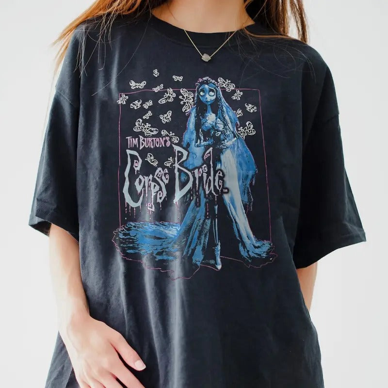 Corpse Bride Horror Movie Shirt, 90S Corpse Bride Shirt, Vintage Horror Corpse Bride Halloween shirt