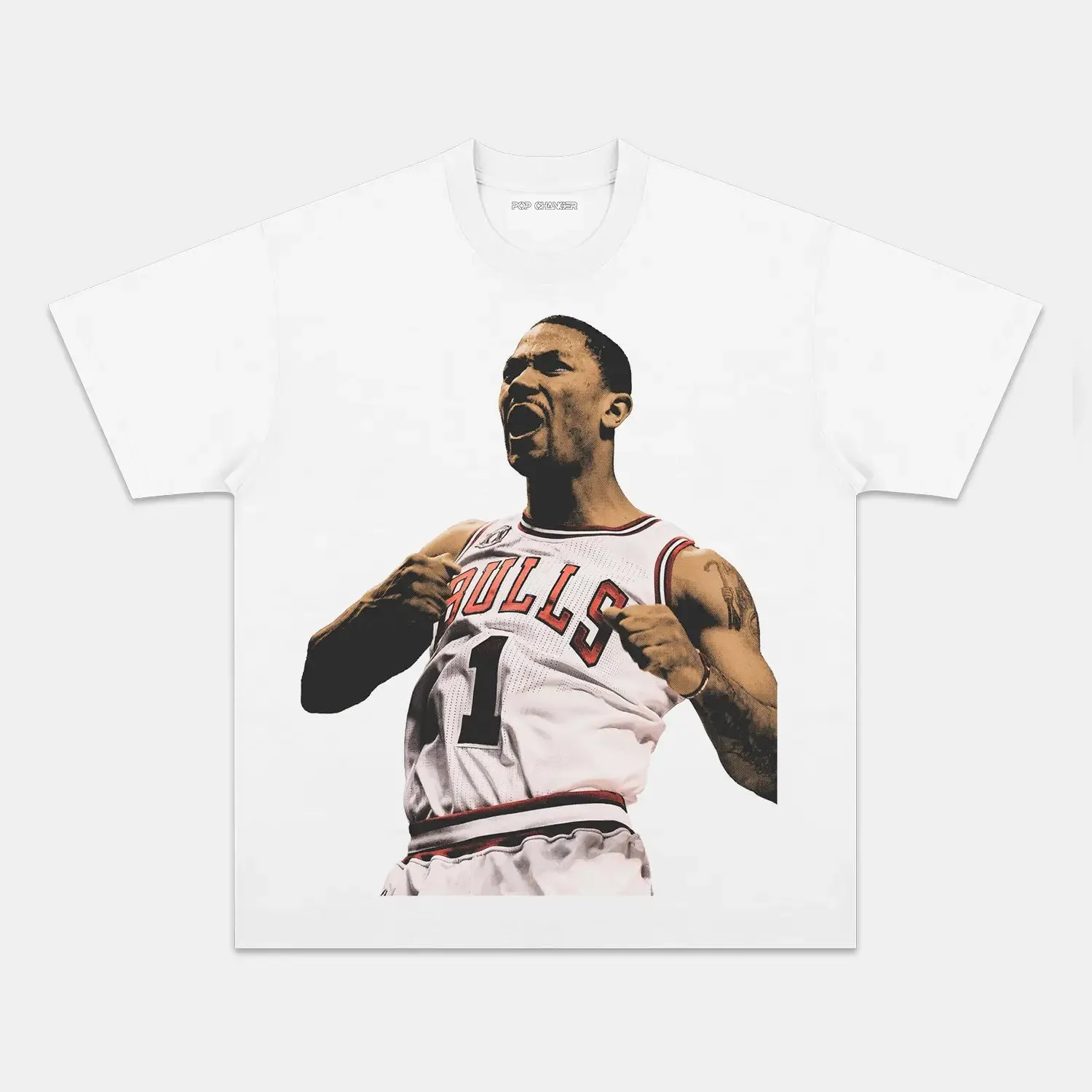 D-ROSE VINTAGE TEE Style001