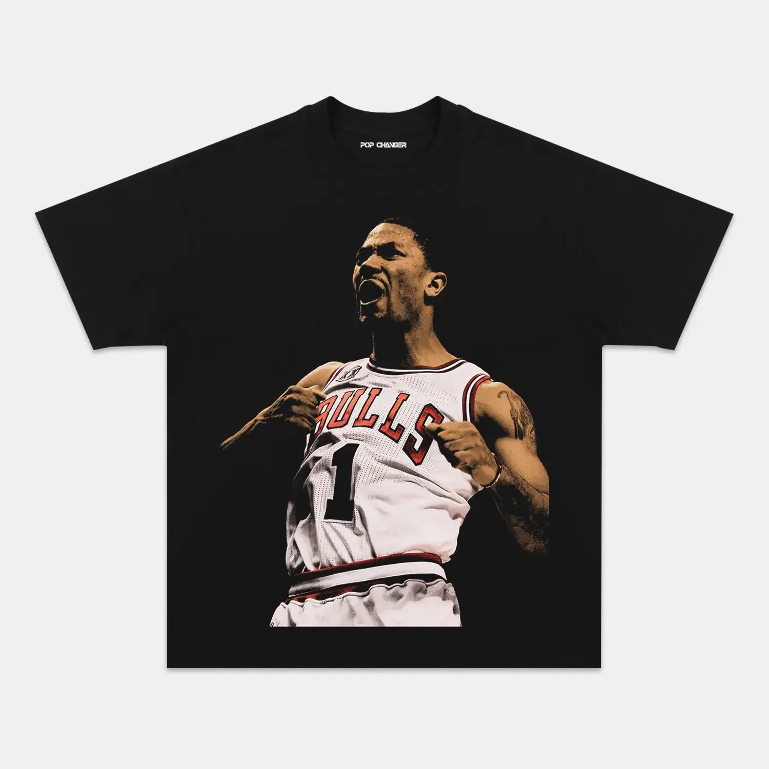 D-ROSE VINTAGE TEE Style001