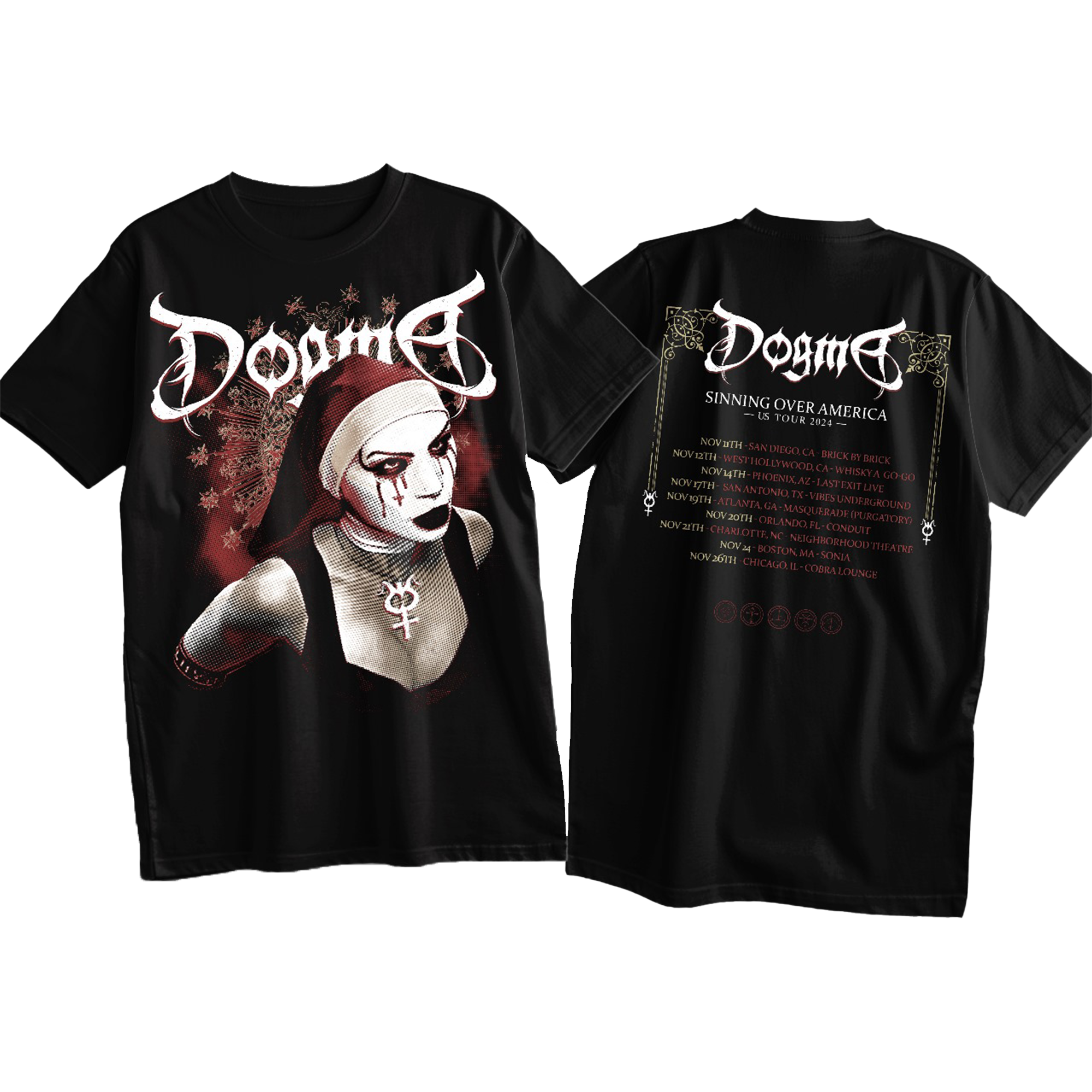 Dogma - Sinning Over America Tour 2024 T-Shirt