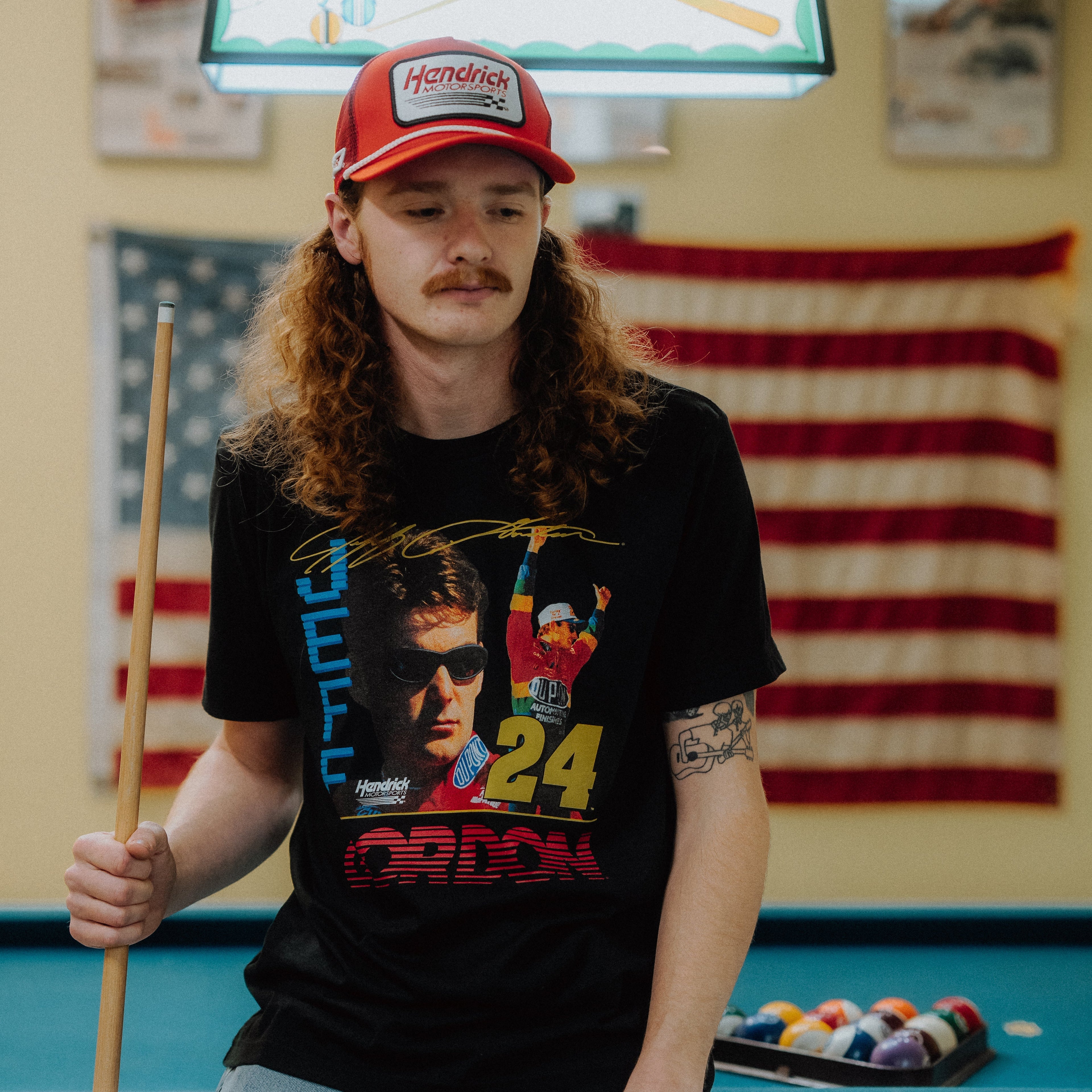 Vintage 1990s-Inspired Jeff Gordon Tee Style001