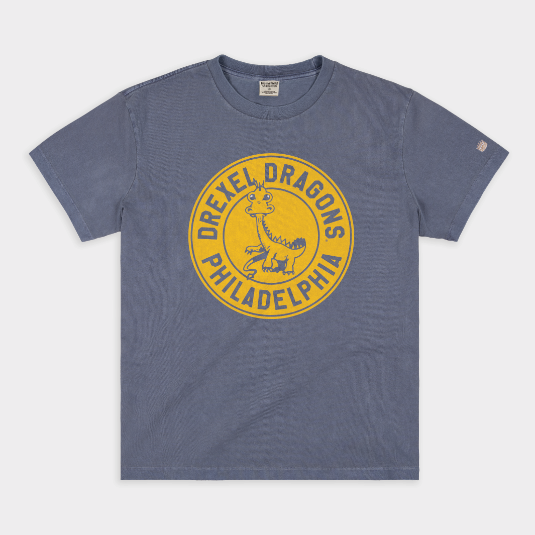 Drexel Dragons 1950s Logo Vintage Heavyweight Tee