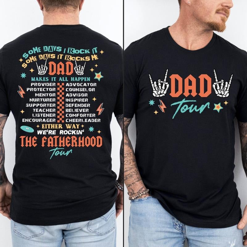 Dad Tour Shirt, Gift For Dad, Funny Father's Day Gift For Dad, Fatherhood Shirt, Funny Dad Shirt