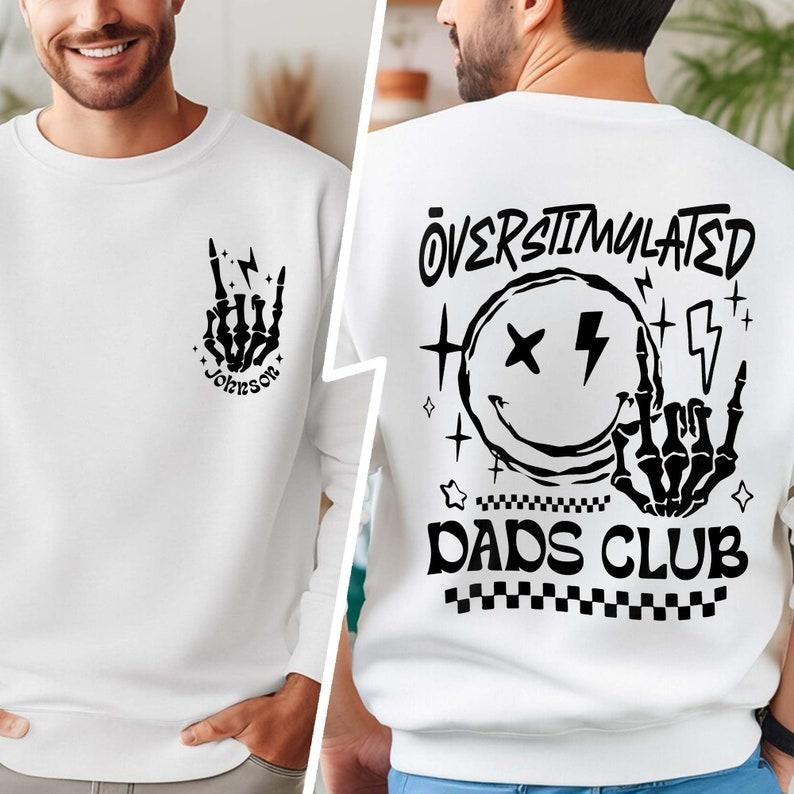 Dads Club Shirt, Personalized Father Shirt, Father's Day Gift, Cool Dad Shirt, Funny Dad Gift, New Dad Shirt, Dad Shirt, Dad Gift Idea  T-shirt, sweater and Hoodie 2 sides