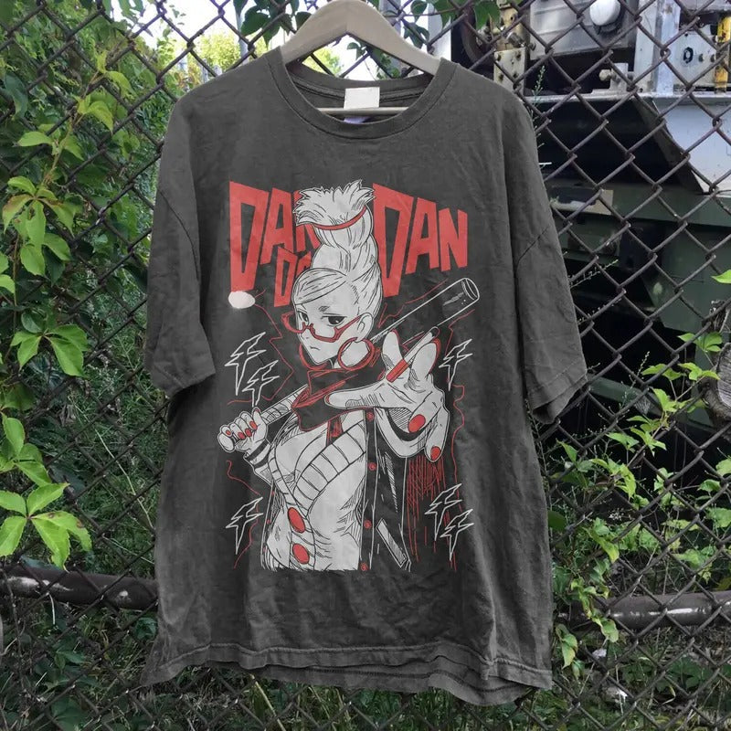 DanDaDan Shirt - Turbo Ganny - Momo Ayase Anime Hoodie | Japanese Streetwear | Dandadan Anime Clothes & Merch for Otaku A6