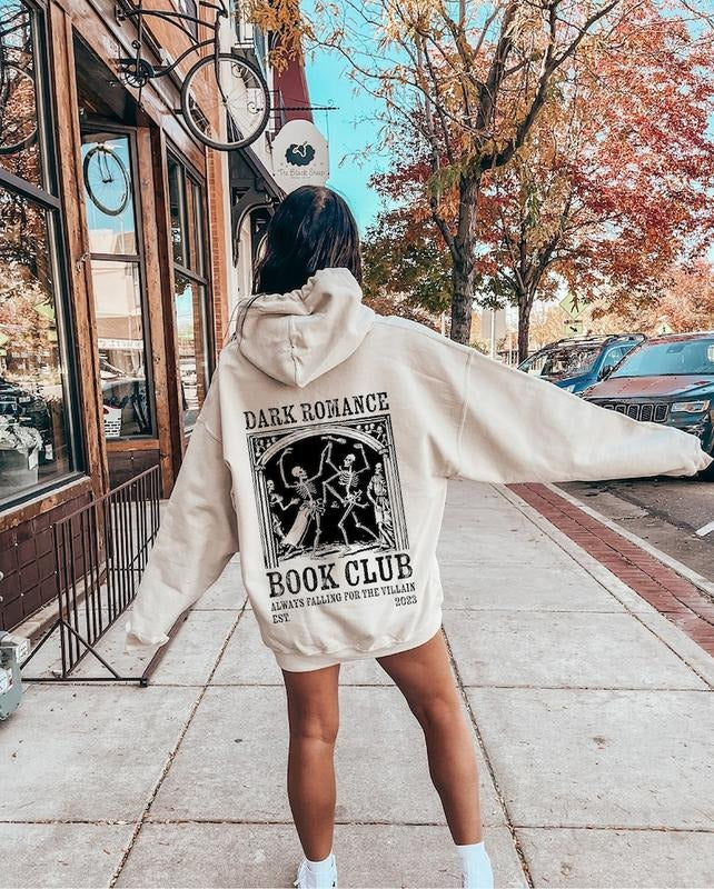 Dark Romance Book Club Hoodie, Trendy Literature Shirt, Romance Book Sweatshirt, Dark Academia Sweatshirt, Funny Gift for Readers Hoodie and Sweater; T-shirt Cotton Womenswear