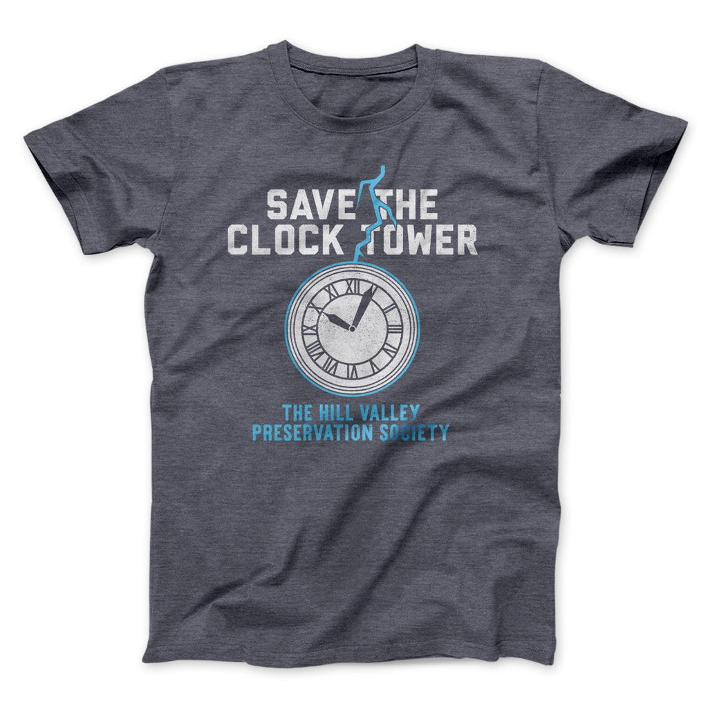 Save the Clock Tower Funny Movie Men/Unisex T-Shirt