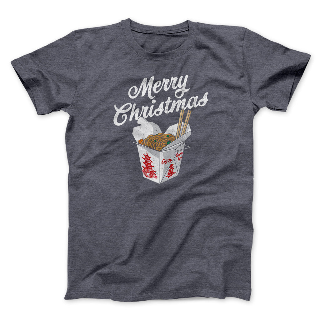 Merry Christmas Takeout Funny Hanukkah Men/Unisex T-Shirt