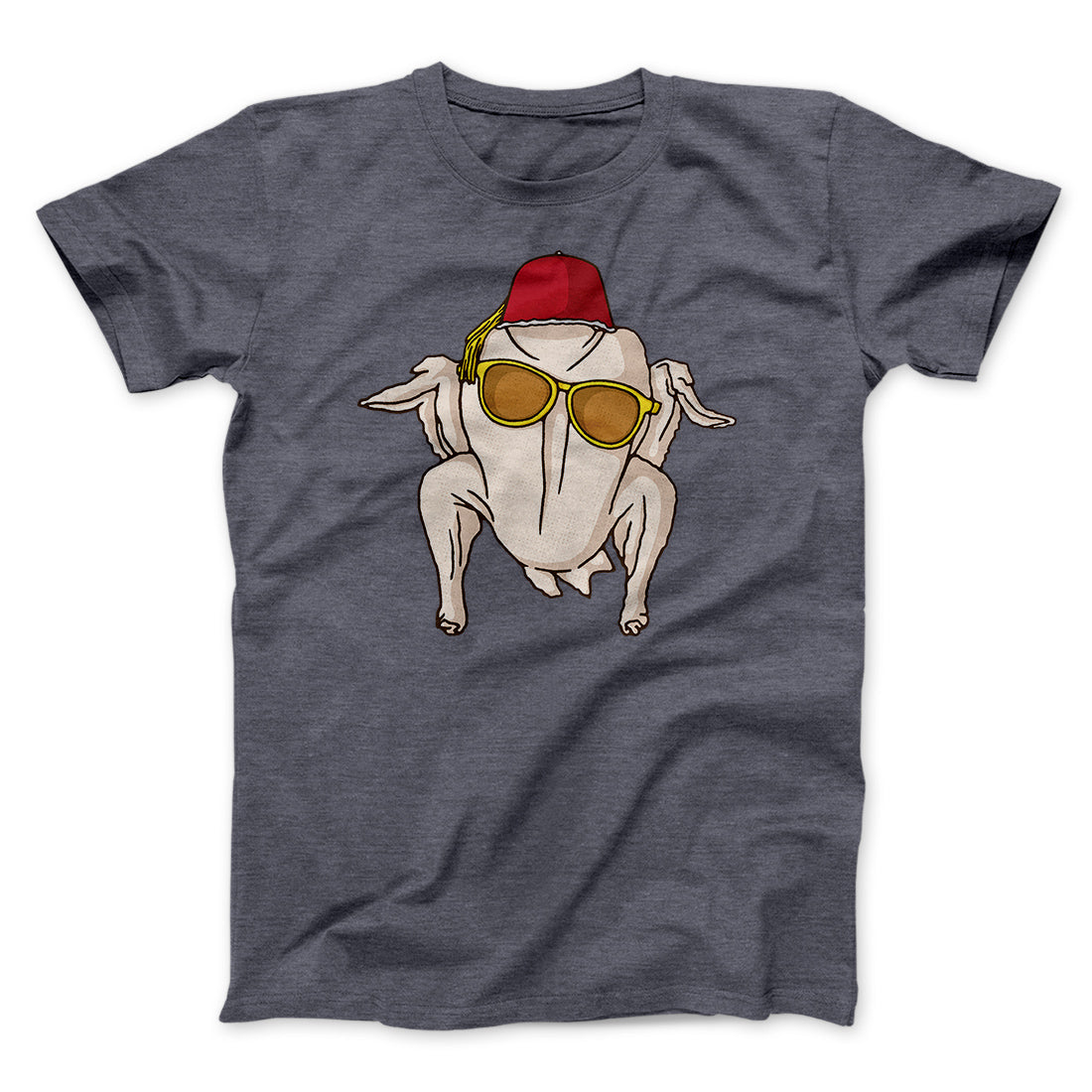 Monica Turkey Head Funny Thanksgiving Men/Unisex T-Shirt