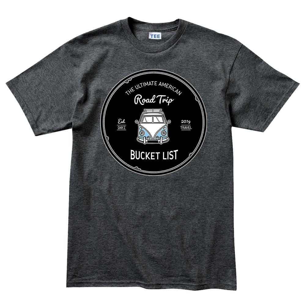 Dayz Travel American Tour Blue Van Menâ€šÃ„Ã´s T-shirt