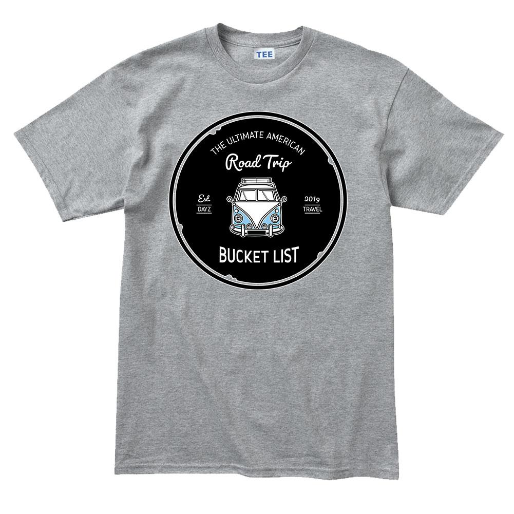 Dayz Travel American Tour Blue Van Menâ€šÃ„Ã´s T-shirt Style001