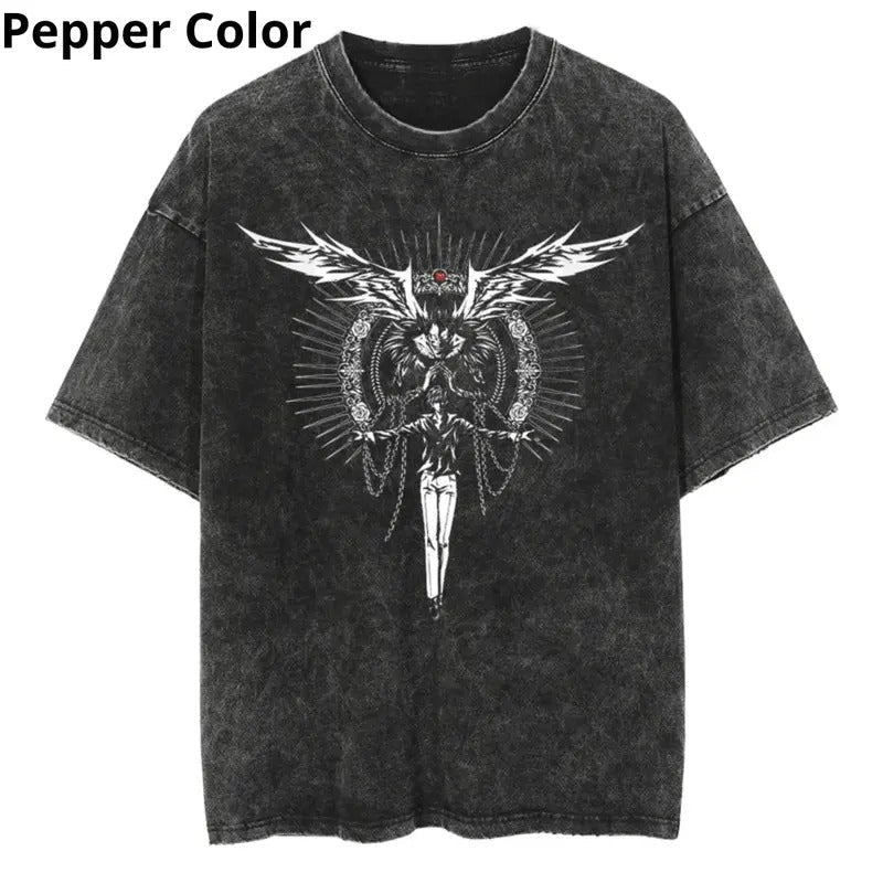 Death Note Light & Ryuk Fatal Duo T - Shirt, Death Note Shirt, Anime Shirt, Misa Gracphic tee, Graphic Tee, T-shirt For Men Top Menswear Womenswear