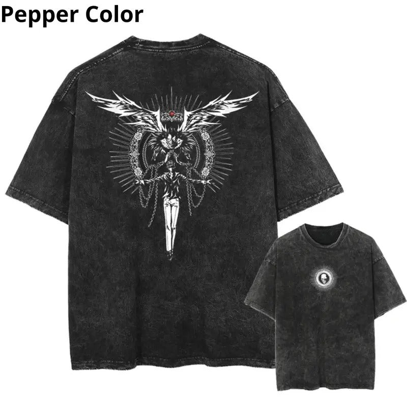 Death Note Light God of the New World T Shirt, Death Note Shirt, Anime Shirt, Graphic Tee, T-shirt For Men Top Menswear Womenswear