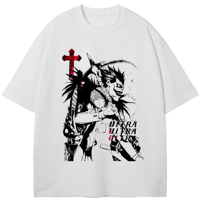 Death Note Light's Companion T - Shirt, Death Note Shirt, Anime Shirt, Graphic Tee, T-shirt For Men Top Menswear Womenswear
