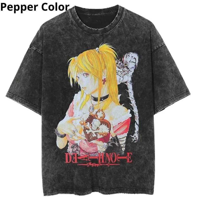Death Note Misa Misa Vintage Graphic T-Shirt, Death Note Shirt, Misa Graphic tee, Anime Shirt, Graphic Tee, T-shirt For Men Top Menswear Womenswear