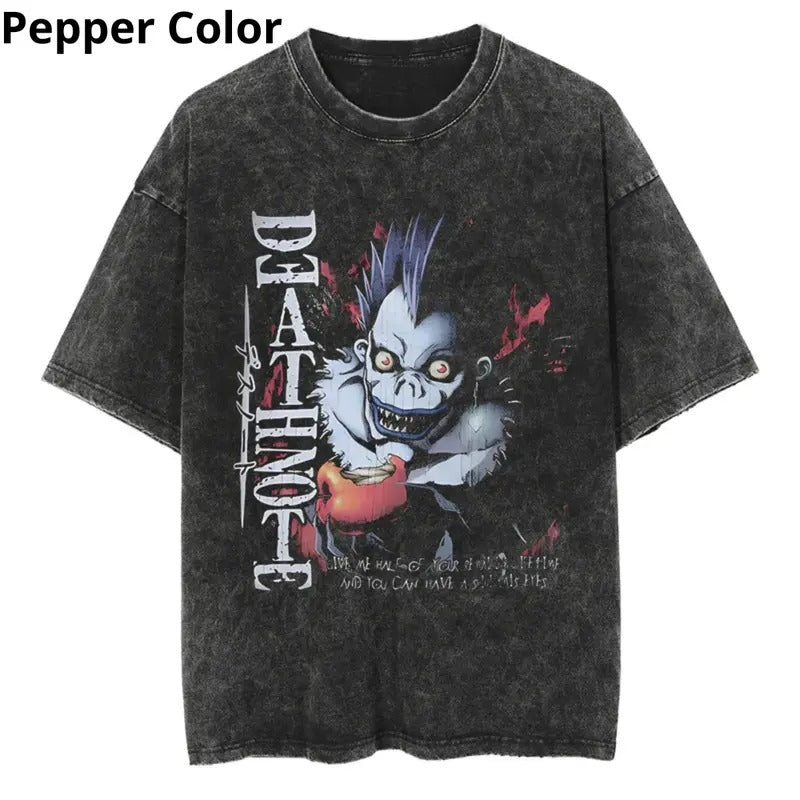 Death Note Ryuk Shinigami's Laugh T Shirt, Death Note Shirt, Anime Shirt, Graphic Tee, T-shirt For Men Top Menswear Womenswear