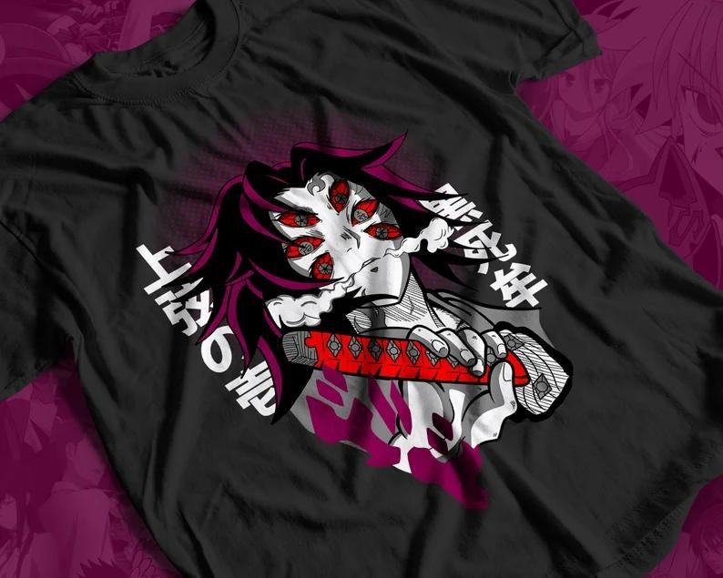 Demon Kokushibo Anime T-shirt Unisex, Anime Manga Shirt, Anime Shirt, Anime Lover Shirt, Graphic Anime Tee, Manga Shirt, Japanese Shirts