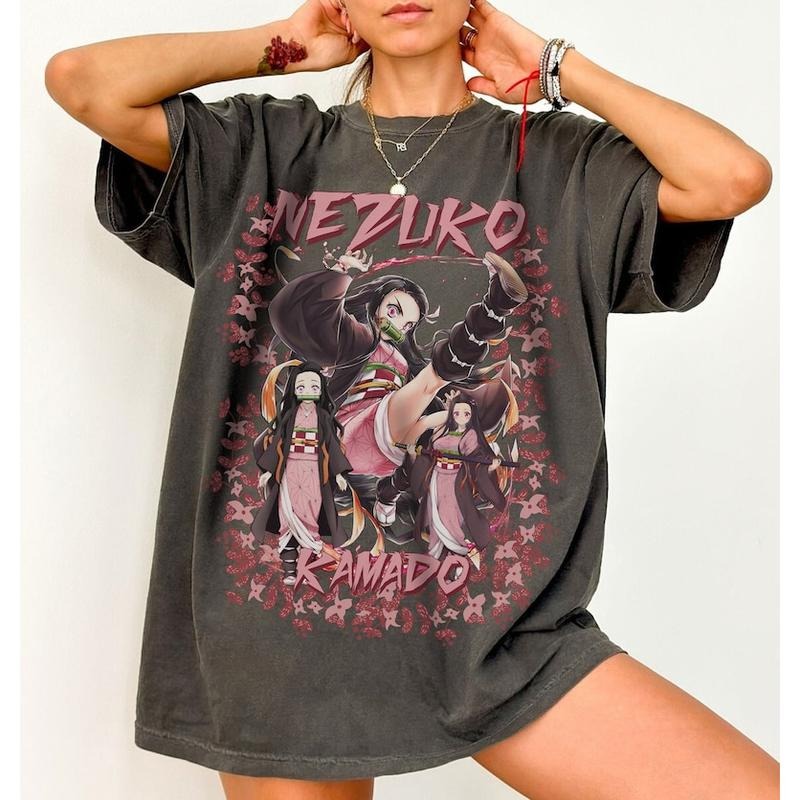 Demon Slayer Nezuko Kamado T-Shirt - Anime Kawaii Graphic Tee, Unisex