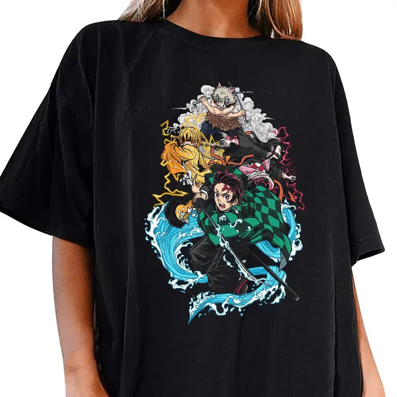 Demon Slayer main character shirt, Demon Slayer t-shirt, Anime sweatshirt hoodie, Anime lover t-shirt