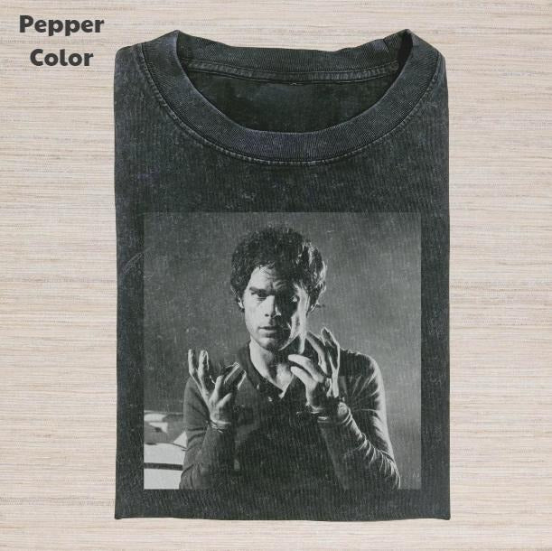 Dexter Vintage Graphic Tee, Dexter Morgan T-Shirt, TV Series Tee, Unisex Meme Cringe Funny Dumb Shirt, Gift For Men Women, Menswear Womenswear Streetwear Cotton Comfortstyle{n002}3