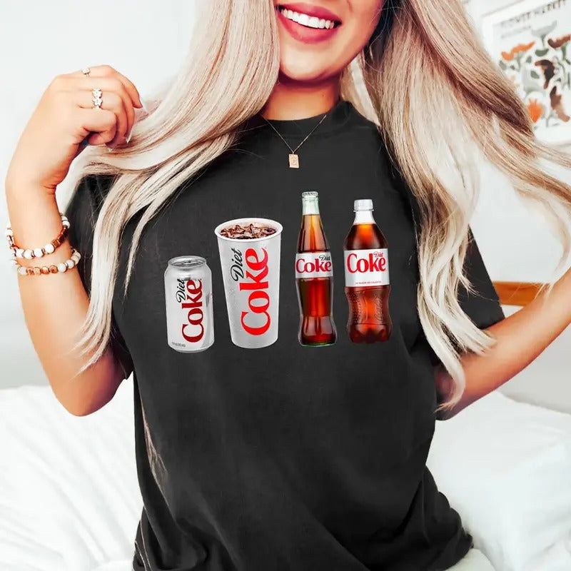 Diet Coke Crewneck Sweatshirt, Funny Coke Tee Shirt, Diet Coke T-Shirt, Soda Lover Tee Shirt, Diet Coke Sweater, Gift For Coke Lovers