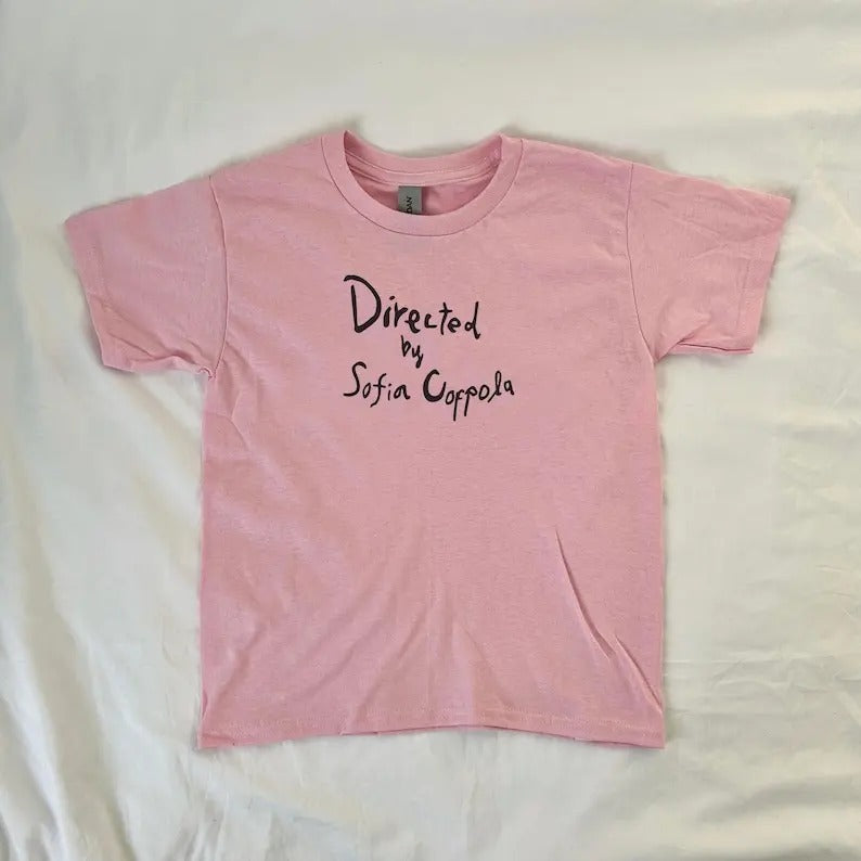 Directed by Sofia Coppola Baby Tee, vintage, Y2k, 90s style Baby Tee, Coquette Aesthetic, Trending Top, streetwear, ahs style, soft girl