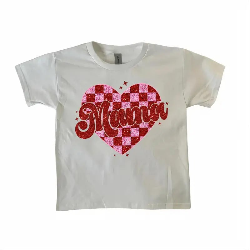 Dog Valentine Baby Tee, Retro Valentines Day Gift For Girlfriend, Cotton Crewneck Tee, Funny Couple Baby Tee