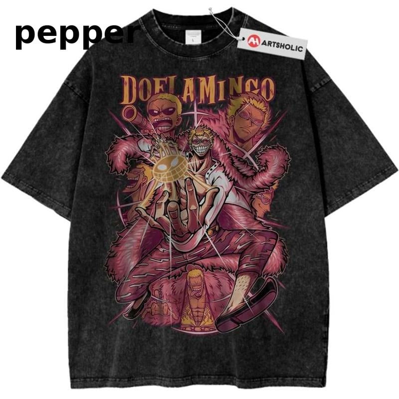 Donquixote Doflamingo Shirt, One Piece Shirt, Anime Shirt, Vintage Tee