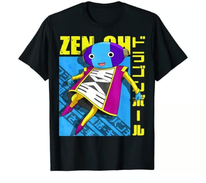 Dragon Ball Japanese Manga - Zen Chan Zeno Zen-Oh Anime T-Shirt - Unisex Anime T-Shirt, Anime Manga Unisex T-Shirt