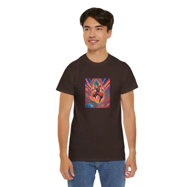#Dragon Ball Z T-Shirt for Men - Son Goku Graphic Tee, Unisex Anime Lover Gift - Menswear, Top