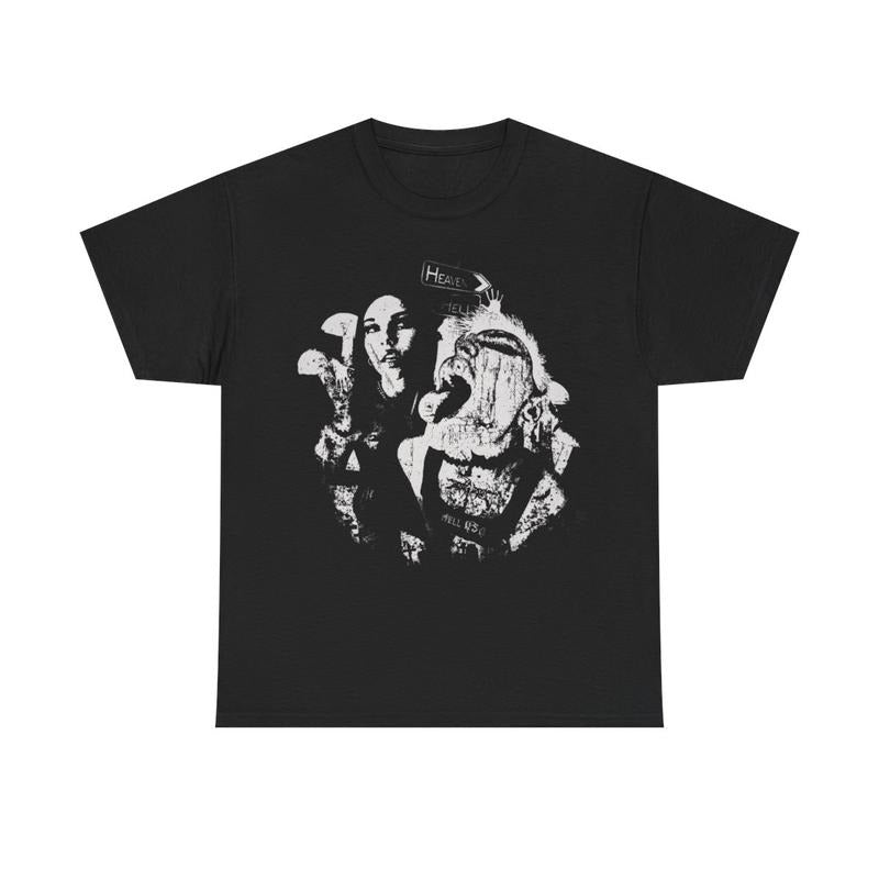 Emo Gothic Y2k 90s Hip-Hop Vibes Heavy Cotton Graphic T-Shirt Tshirt Shirt HipHop Rap Tee Casual Classic Menswear Retro Top Comfy Vintage Smooth Streetwear Shortsleeve Crewneck