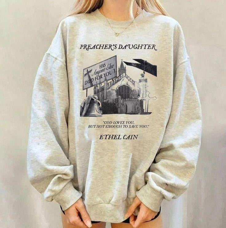 Ethel Cain Preacher's Daughter poster Sweatshirt