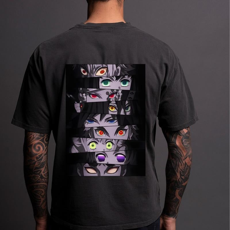 Eyes of Hashira team Shirt, All of Hashira Sweatshirt Hoodie, Demon Slayer t-shirt, Kimetsu no Yaiba Shirt, Anime sweatshirt hoodie, Anime lover t-shirt Menswear